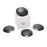 4x capuchons de moyeu de roue ORIGINAL CHROM pour jantes en aluminium