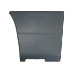 Bande de protection contre les chocs à l'arrière gauche jusqu'au passage de roue, grise