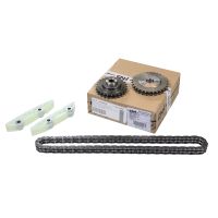 Chaîne de distribution avec roues ci-dessous