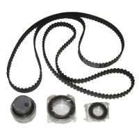 Jeu de courroies crantées 3 galets 2 courroies