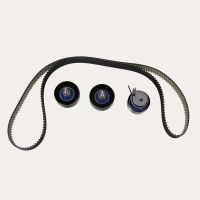 Jeu de courroies crantées avec 3 poulies folles