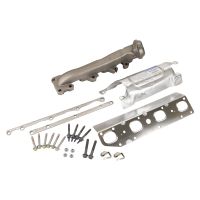 Collecteur d'échappement à gauche