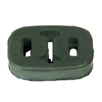 Caoutchouc d'échappement à l'avant