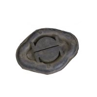 Caoutchouc d'échappement à l'avant, au milieu