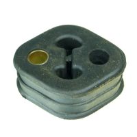 Caoutchouc d'échappement à l'avant