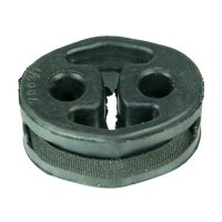 Caoutchouc d'échappement à l'avant