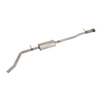 Tuyau d'échappement au milieu avec tuyau flexible + pot