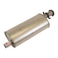 Silencieux avant arrière séparément