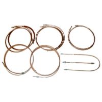 Jeu de durites de frein sans ABS cuivre-nickel