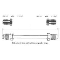 Conduite de frein 160 mm 10 X 1 cuivre-nickel