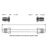 Conduite de frein 410 mm 10 X 1 cuivre-nickel