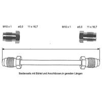 Conduite de frein 425 mm 10 X 1 cuivre-nickel