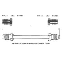 Conduite de frein 475 mm 10 X 1 cuivre-nickel