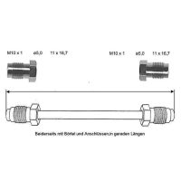 Conduite de frein 550 mm 10 X 1 cuivre-nickel