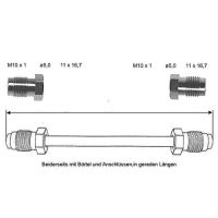 Conduite de frein 800 mm 10 X 1 cuivre-nickel
