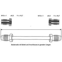 Conduite de frein 1600 mm 10 X 1 cuivre-nickel