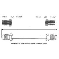 Conduite de frein 1950 mm 10 X 1 cuivre-nickel