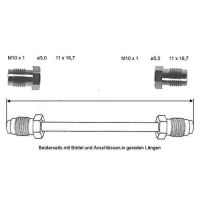 Conduite de frein 2200 mm 10 X 1 cuivre-nickel