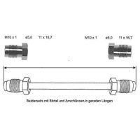 Conduite de frein 2300 mm 10 X 1 cuivre-nickel