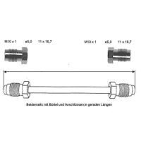Conduite de frein 2700 mm 10 X 1 cuivre-nickel