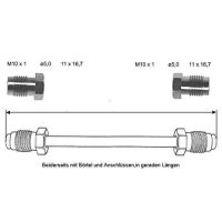 Conduite de frein 3100 mm 10 X 1 cuivre-nickel
