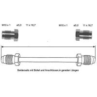 Conduite de frein 3550 mm 10 X 1 cuivre-nickel