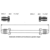Conduite de frein 3800 mm 10 X 1 cuivre-nickel