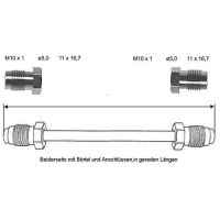 Conduite de frein 4400 mm 10 X 1 cuivre-nickel