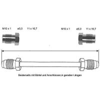 Conduite de frein 4650 mm 10 X 1 cuivre-nickel