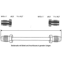 Conduite de frein 4750 mm 10 X 1 cuivre-nickel