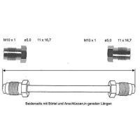 Conduite de frein 4950 mm 10 X 1 cuivre-nickel