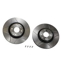 Disque de frein sport Brembo, fendu, ventilé de l'intérieur, revêtu