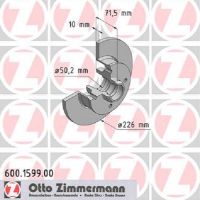 Jeu de disques de frein sport perforés ABE