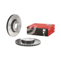 Disque de frein avant revêtu ventilé Brembo 284 Ø