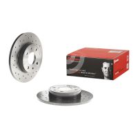 Disque de frein arrière complet Brembo Ø 240mm D= 11mm