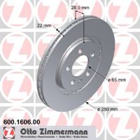 Disque de frein avant ventilé de l'intérieur