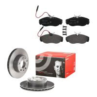 Jeu de disques de frein avant avec plaquettes de frein BREMBO