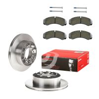 Jeu de disques de frein arrière avec plaquettes