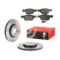 Jeu de disques de frein et plaquettes de frein avant