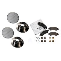 Jeu de disques de frein arrière et plaquettes de frein