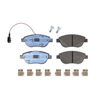 Plaquettes de frein avant avec 1 contact d'avertissement