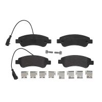 Plaquettes de frein arrière avec câble de signal d'usure et avec accessoires Brembo