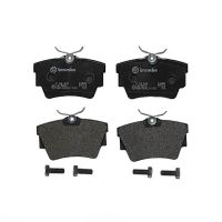 Plaquettes de frein arrière avec vis Brembo