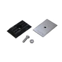 Kit de rep avec plaque de ressort à lame en caoutchouc à vis