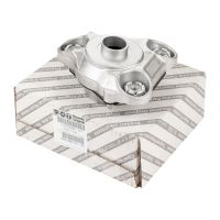 Coussinet d'amortisseur Coussinet en caoutchouc d'aluminium à gauche