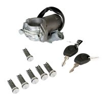 Serrure de contact complète avec cylindre de serrure de porte