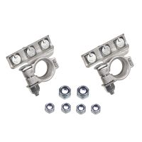 Jeu de pinces de pôle de batterie plus + moins -