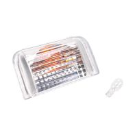 Capuchon de clignotant gauche blanc dans le rétroviseur Clignotant 5 watts