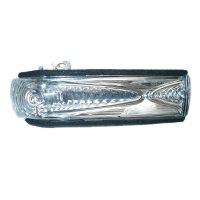 Capuchon indicateur à droite blanc dans le rétroviseur