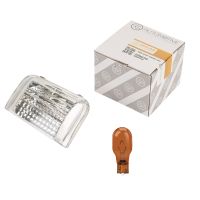 Cache clignotant droit dans le rétroviseur pour clignotants de 16 watts, ampoule comprise.